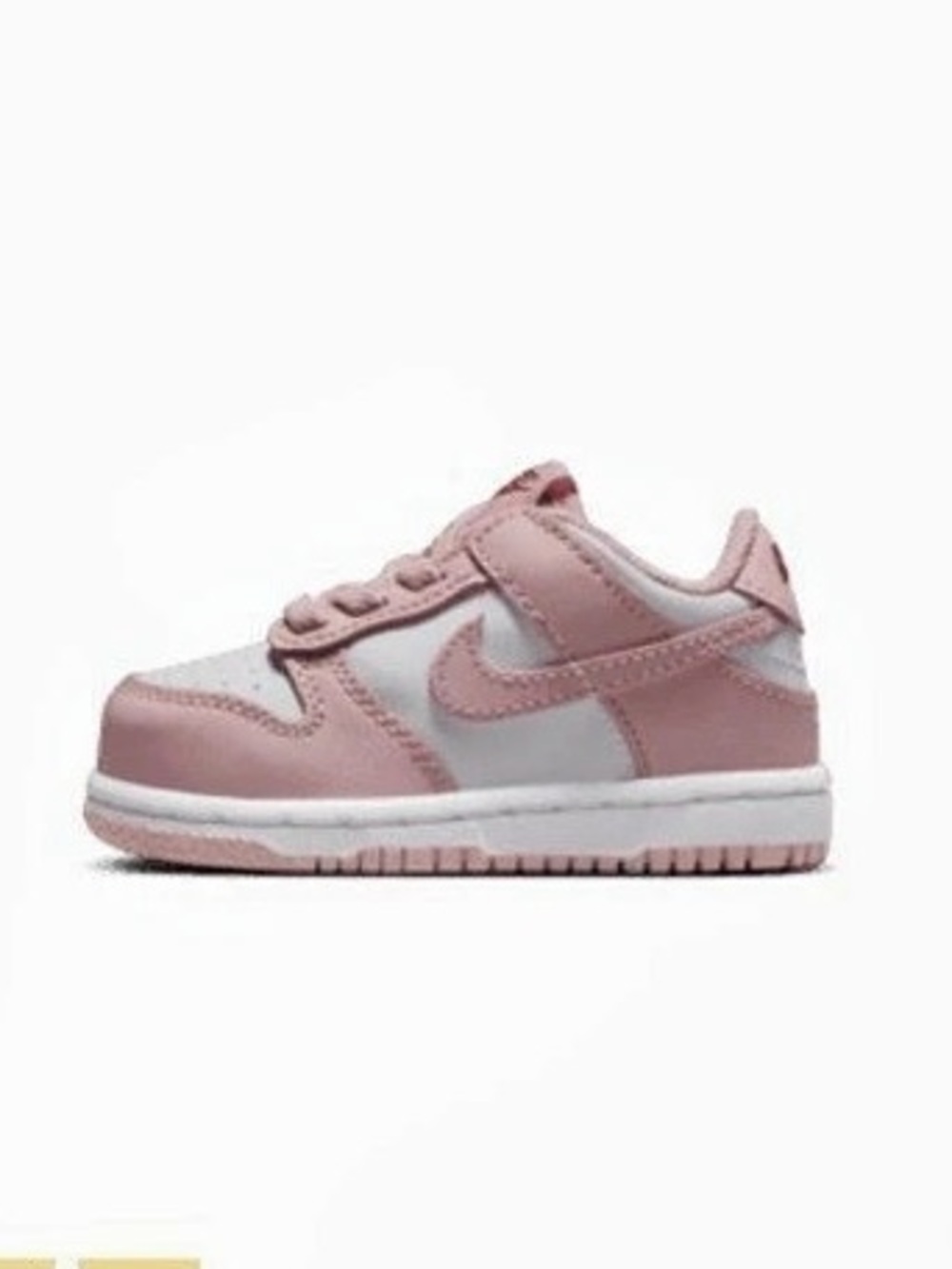 NEW Nike Dunk Low - Pink & White Sneakers Girls US 7C
